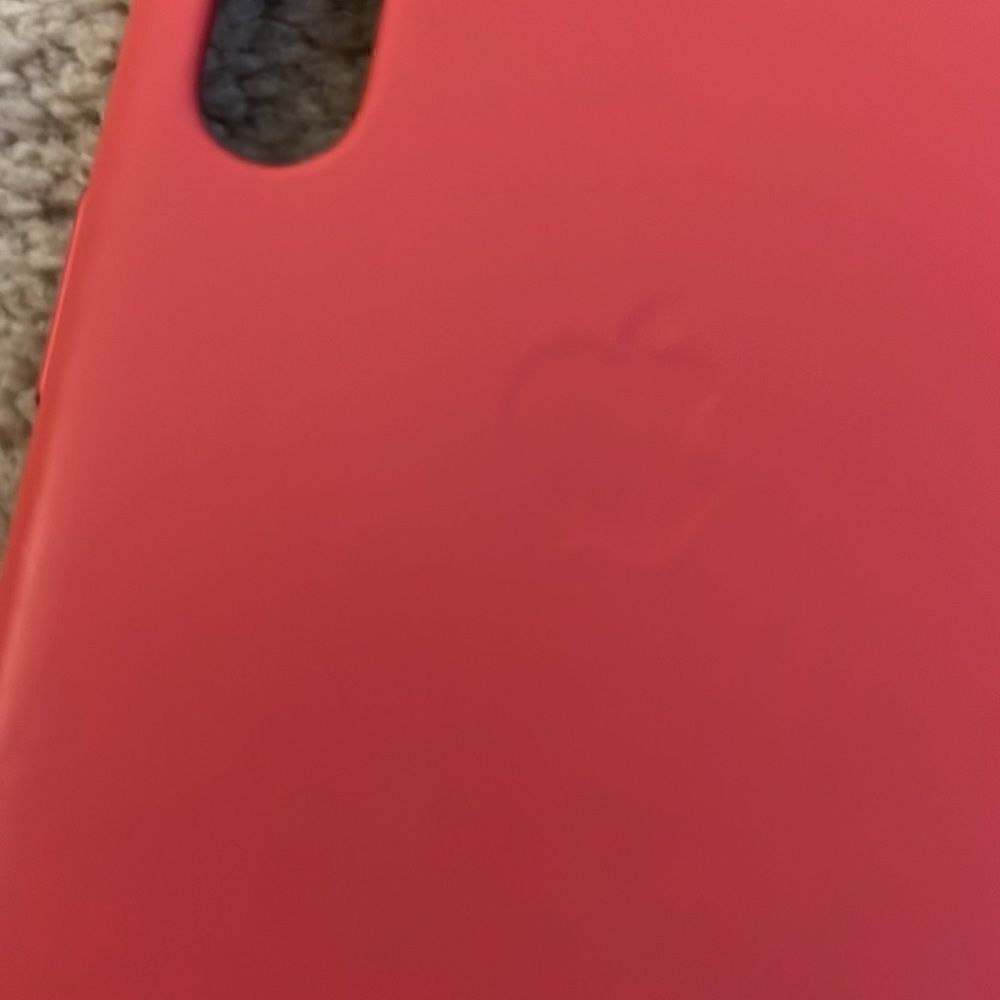 Apple Red Leather Phone Case - Picture 2 of 7